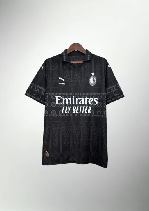 AC Milan X Puma X Pleasures Black Special Kit