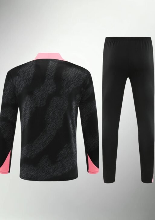 Paris Saint-Germain Black and Pink Tracksuit