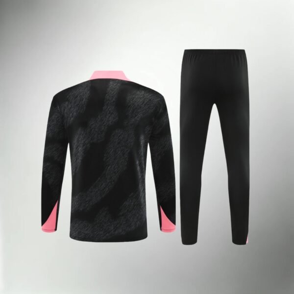 Paris Saint-Germain Black and Pink Tracksuit - Image 1