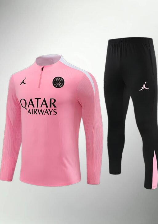 Paris Saint-Germain Half Pink Tracksuit