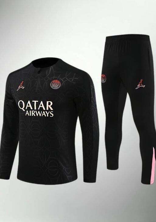 Paris Saint Germain Black Tracksuit
