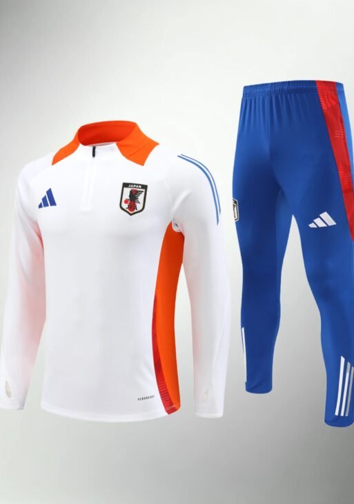 Japan White, Blue and Orange Tracksuit