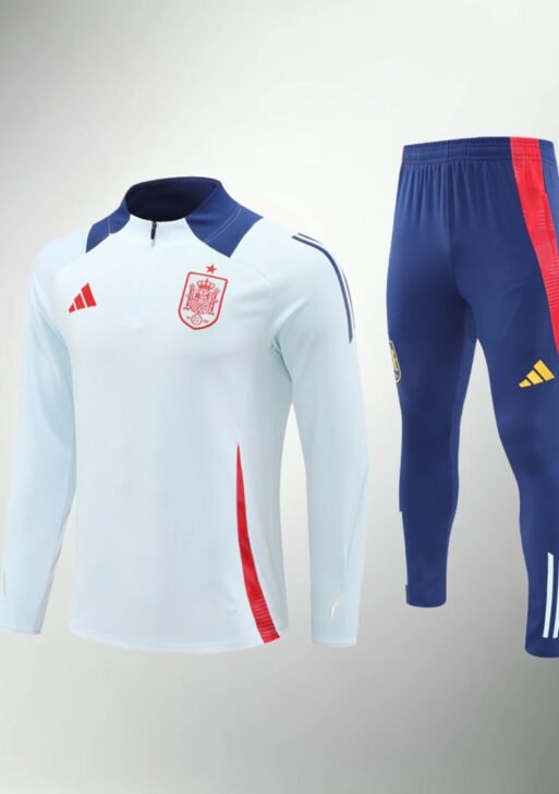 Spain White, Blue and Red Tracksuit