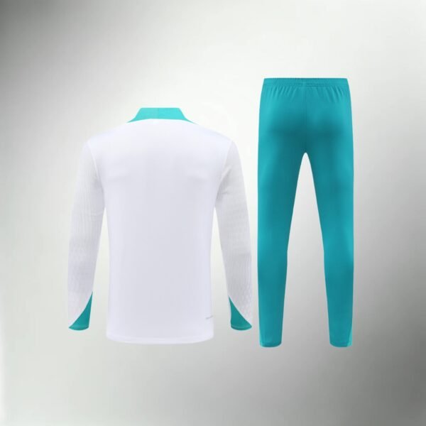 Portugal White and Turquoise Tracksuit - Image 1