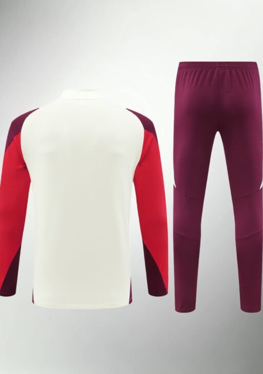 Bayern Munchen White and Red Tracksuit