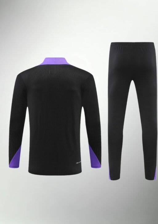 Paris Saint-Germain Black and Purple Tracksuit