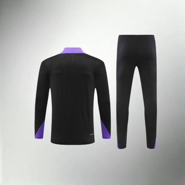 Paris Saint-Germain Black and Purple Tracksuit - Image 1