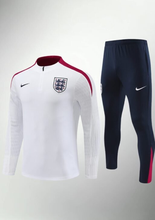 England White, Black and Red Tracksuit