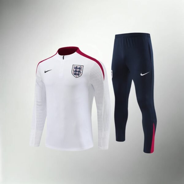 England White, Black and Red Tracksuit