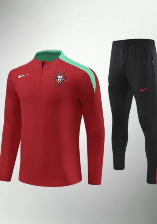 Portugal Red, Black and Turquoise Tracksuit
