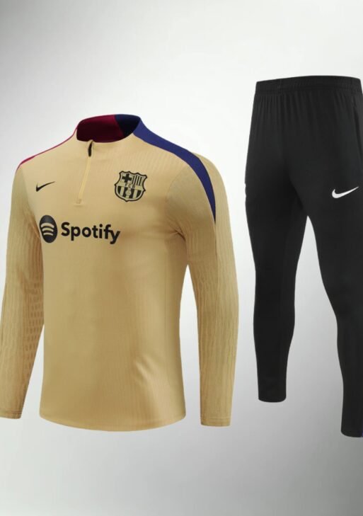 Barcelona Yellow and Black Tracksuit
