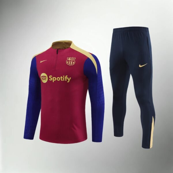 Barcelona Red, Black and Blue Kids Size Tracksuit
