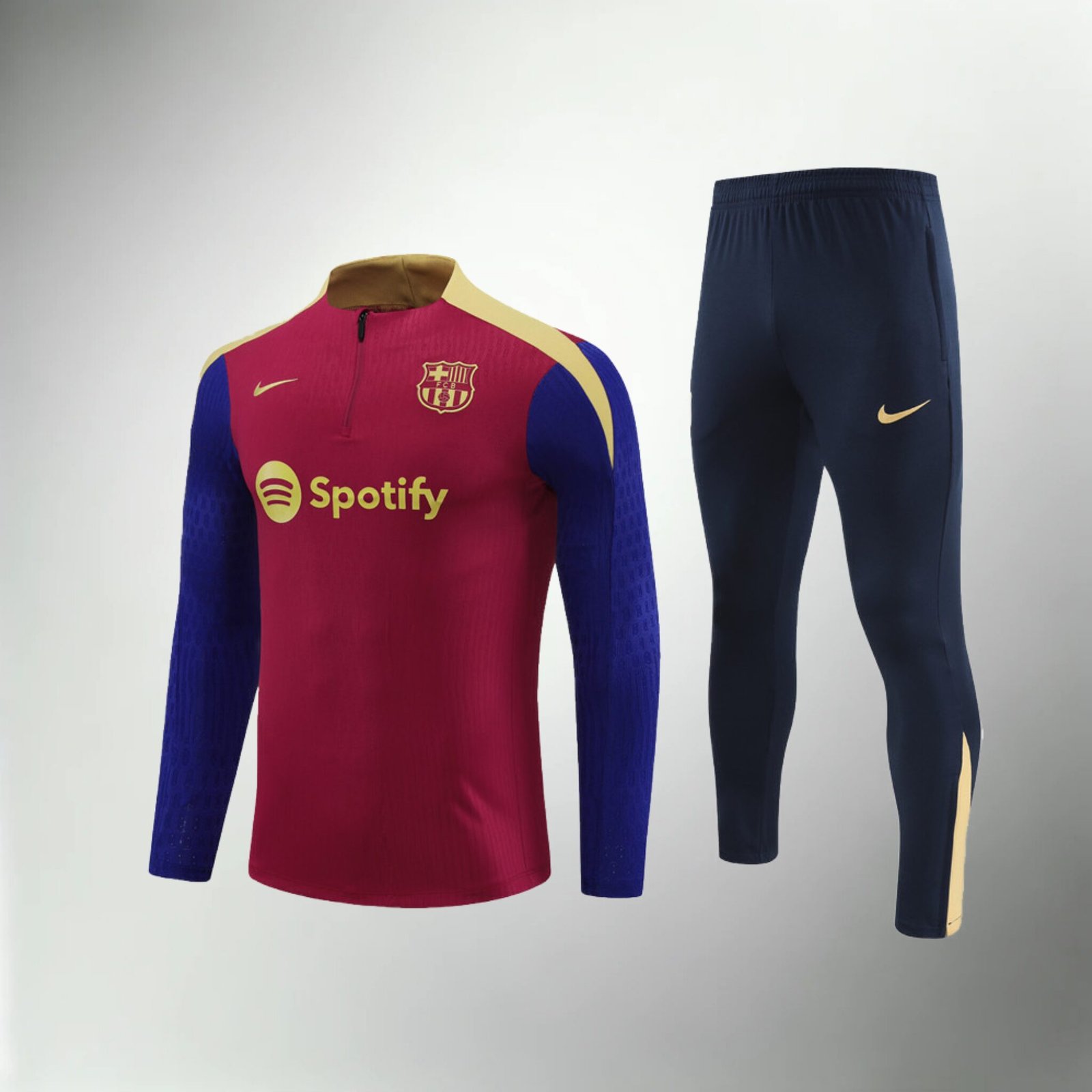 Barcelona Red, Black and Blue Kids Size Tracksuit