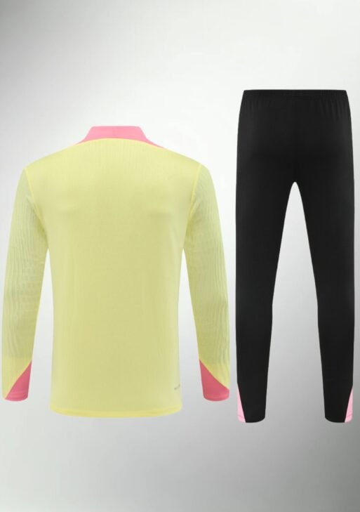 Paris Saint-Germain Light Yellow and Black Tracksuit