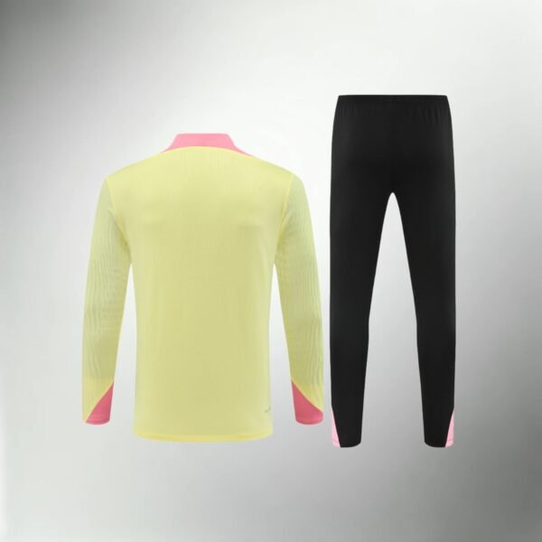Paris Saint-Germain Light Yellow and Black Tracksuit - Image 1
