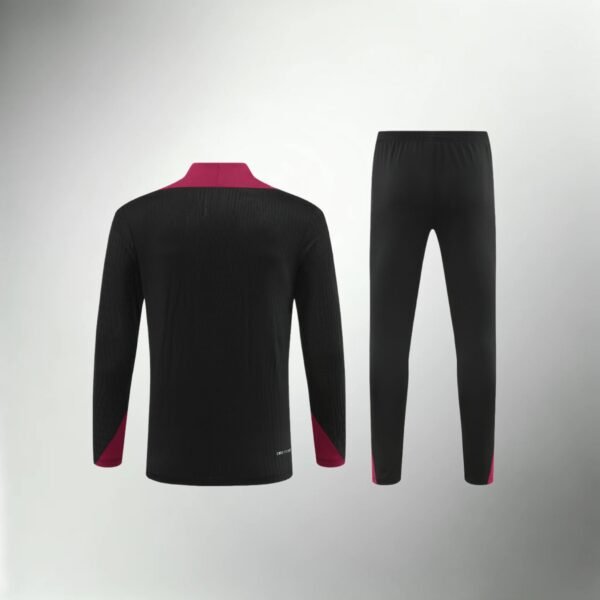 Paris Saint-Germain Black and Red Tracksuit - Image 1