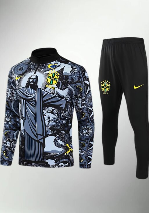 Brazil "Jesus" Special Edition Kids Size Tracksuit