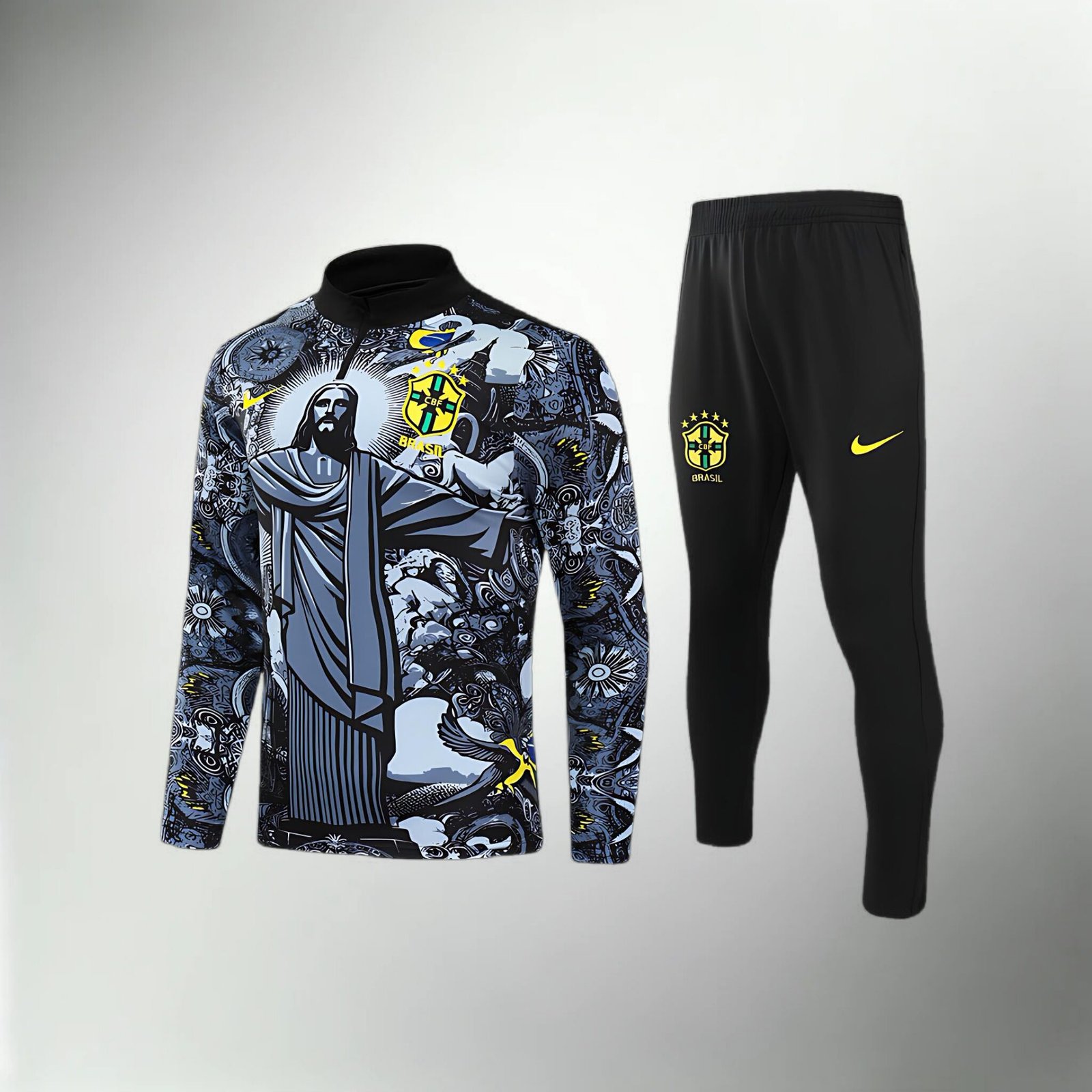 Brazil "Jesus" Special Edition Kids Size Tracksuit