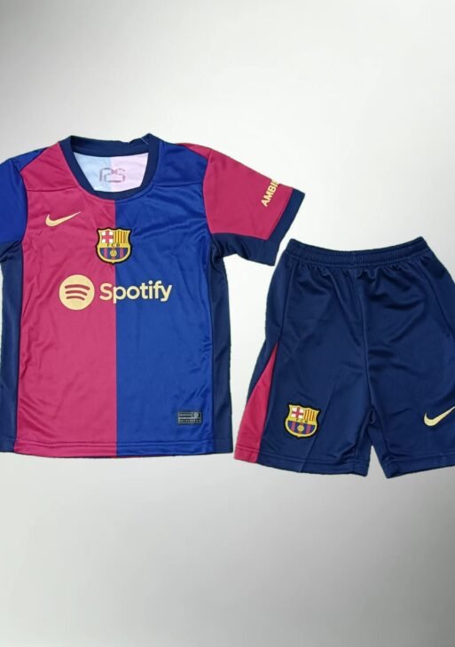 Barcelona 2024-2025 Home Kit Kids Size