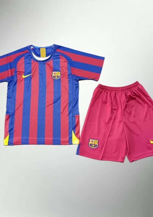 Barcelona 2005-2006 Home Kit Kids Size