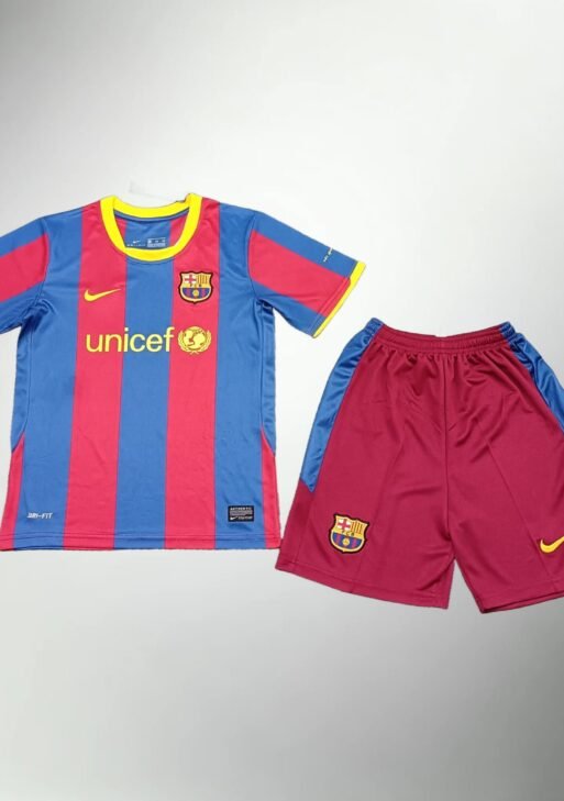 Barcelona 2010-2011 Home Kit Kids Size