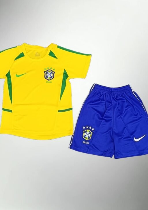 Brazil 2002-2003 Home Kit Kids Size