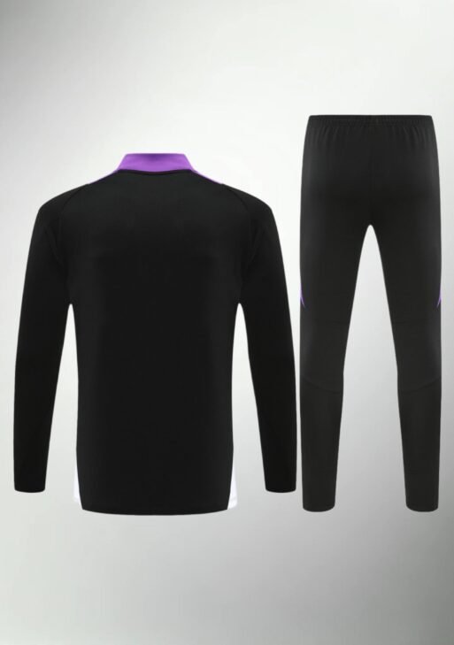 Real Madrid Black And Purple Tracksuit
