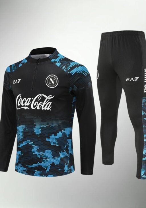 Napoli Black and Blue Tracksuit