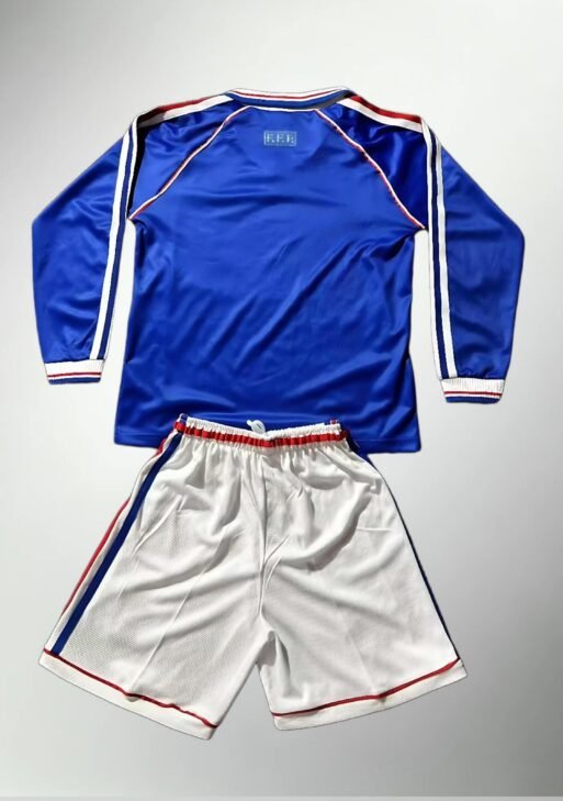 France 1998-2000 Long Sleeve Home Kit Kids Size