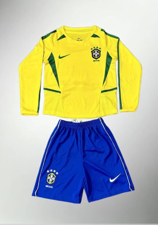 Brazil 2002-2003 Home Kit Kids Size